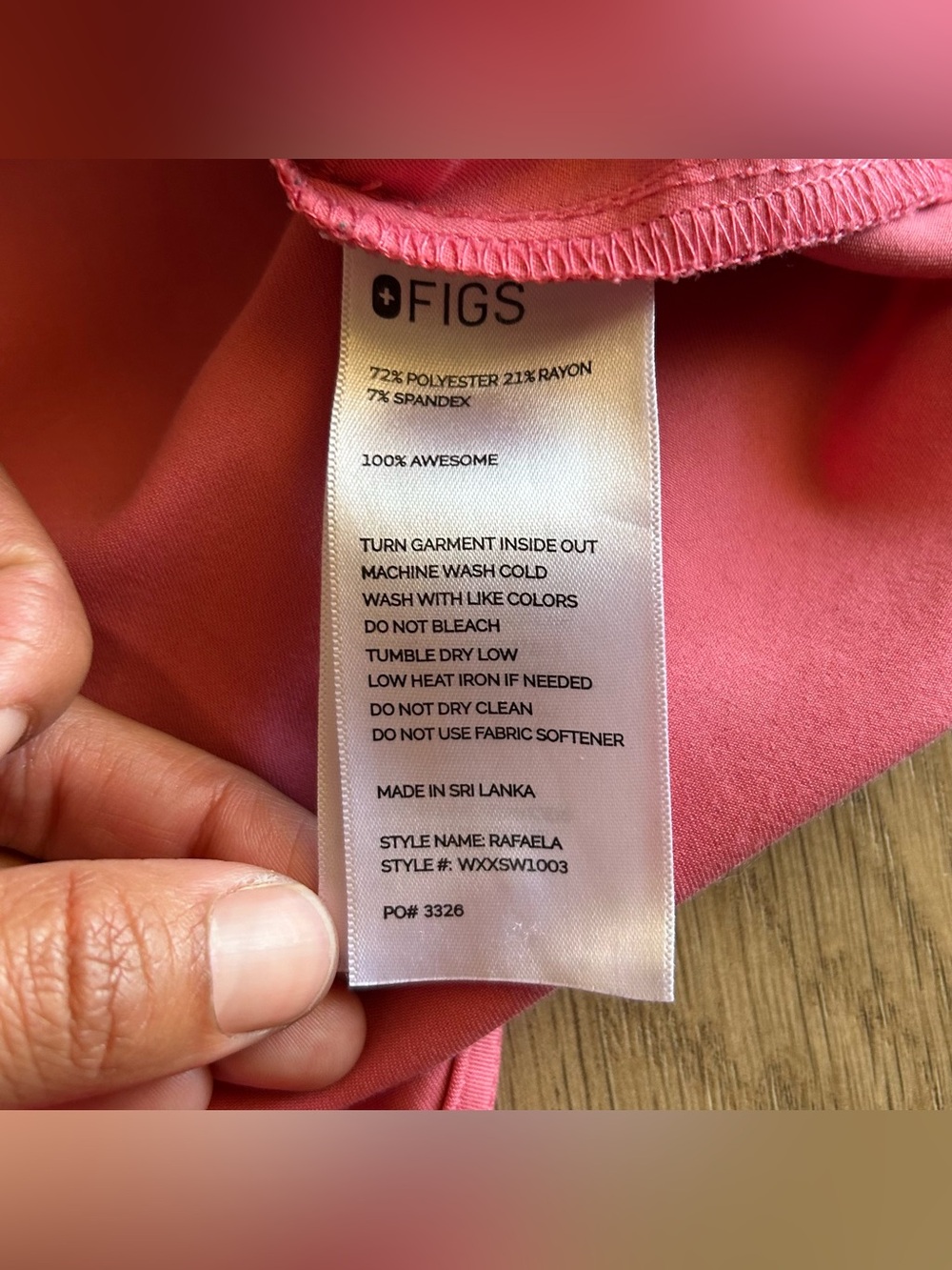 Figs Rafaela Oversized Scrub Top - Picture 5 of 7